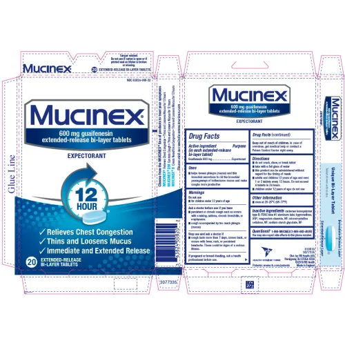 Mucinex Expectorant 600mg