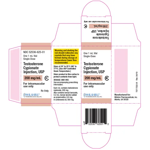 TESTOSTERONE CYPIONATE 200mg/ml