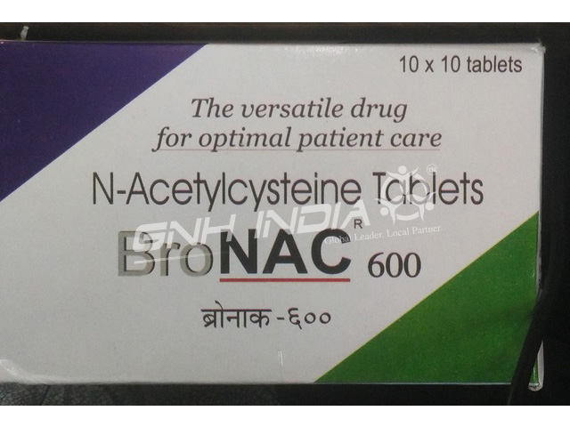Bronac 600mg - N-Acetylcysteine BP