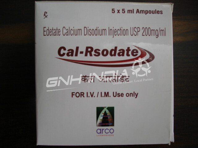 Edatate Calcium Disodium Injection USP 200mg/ml (Cal-Rsodate)