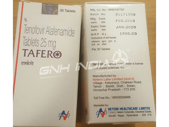 Tafero 25mg - Tenofovir Alafenamide Tablets