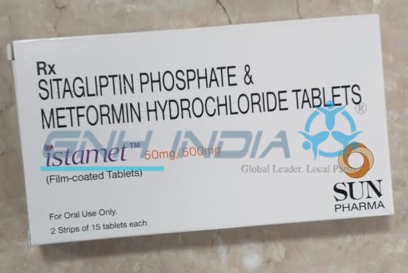 BUY Sitagliptin Phosphate & Metformin Hydrochloride: Istamet 50mg/500mg