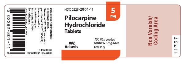 BUY Pilocarpine hydrochloride Pilocarpine hydrochloride 5 mg/1 Actavis