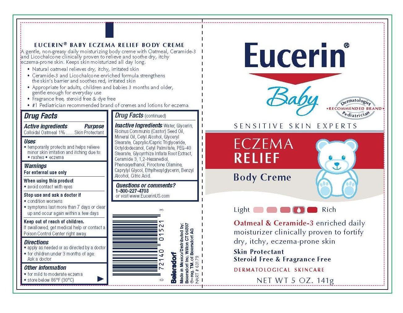 Pris Martyr Dykker BUY Oatmeal (Eucerin Eczema Relief Body) 1 g/100g from GNH India at the  best price available.
