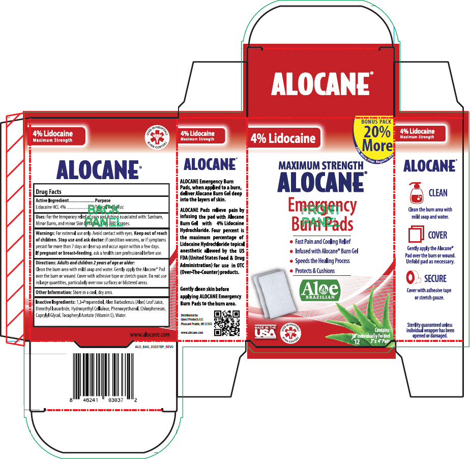 Alocane Emergency Burn Pads With 4% Lidocaine (10 ct), Delivery Near You