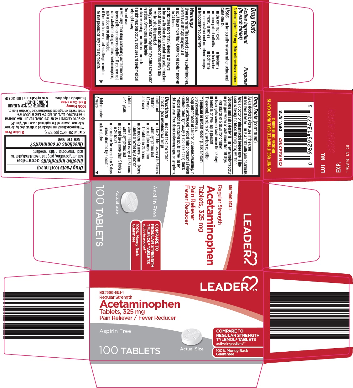 Acetaminophen (leader acetaminophen)
