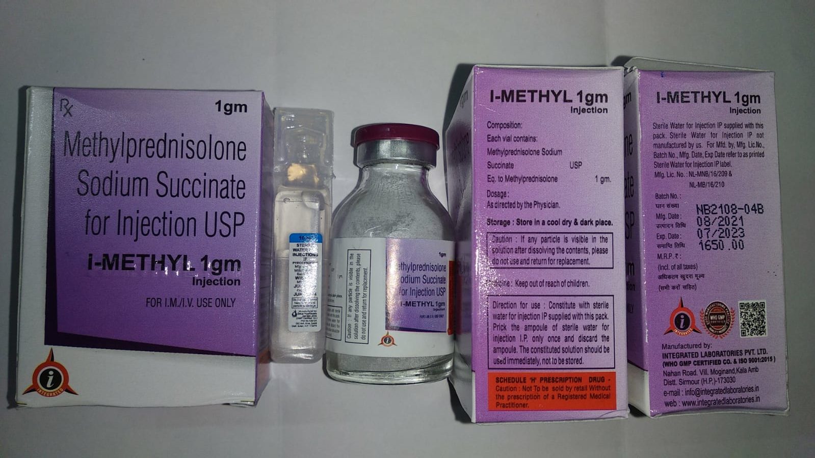 I-Methyl-1Gm - Methylprednisolone Sodium Succinate