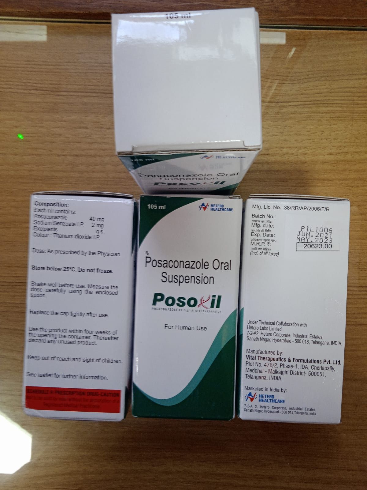 Posoxil 105ml - Posaconazole Oral Suspension