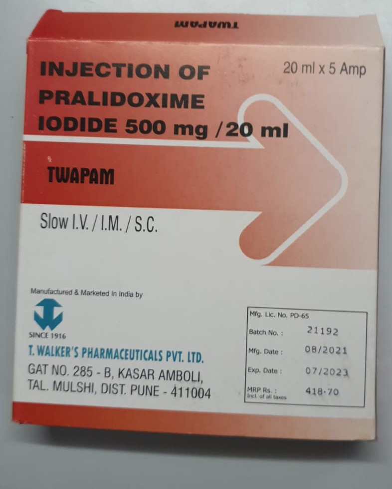 Twapam 500mg/20ml - Pralidoxime Iodide